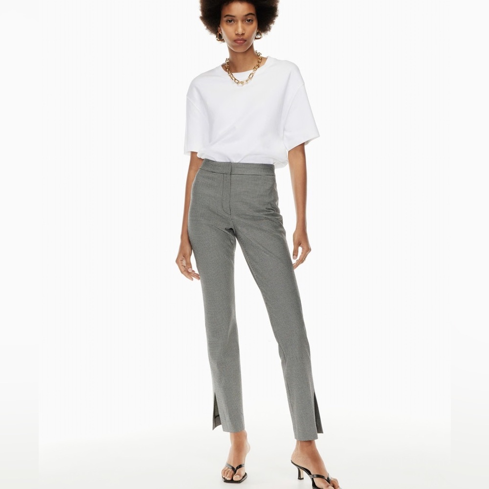 Aritzia Numero Pant in Mini Houndstooth